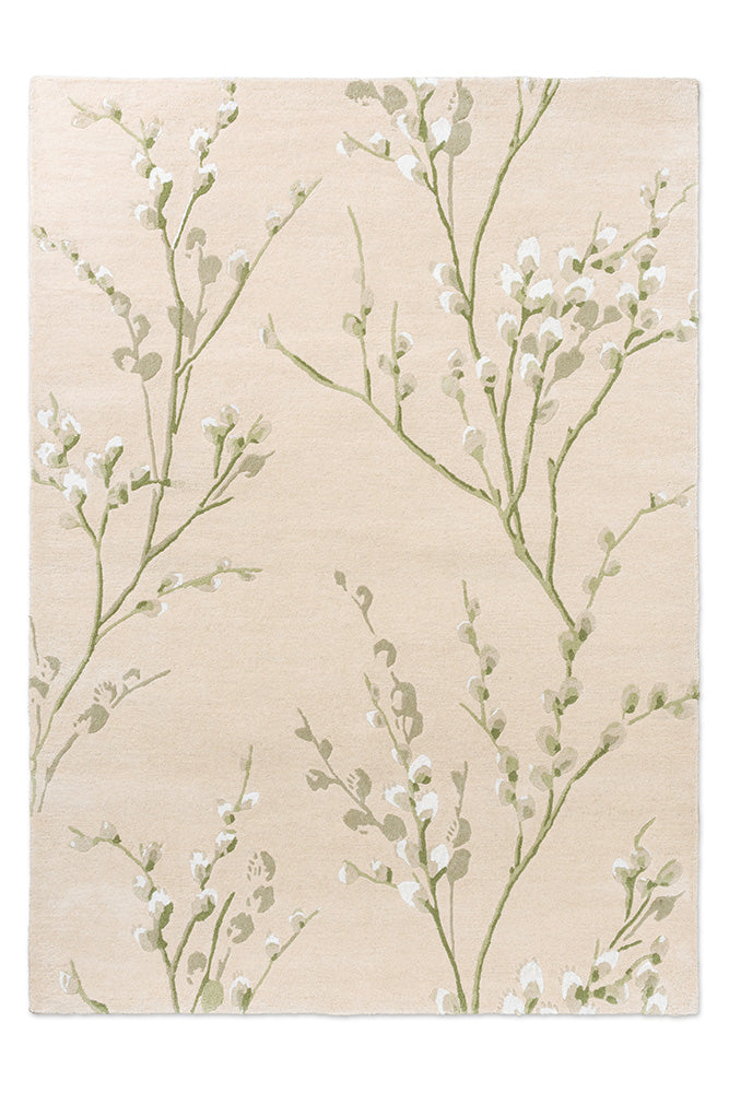Laura Ashley Pussy Willow Hedgerow Green 079807 Rug