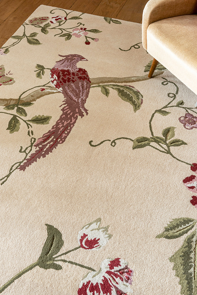 Laura Ashley Summer Palace Cranberry Grape 081200 Rug