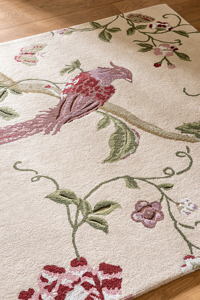 Laura Ashley Summer Palace Cranberry Grape 081200 Rug