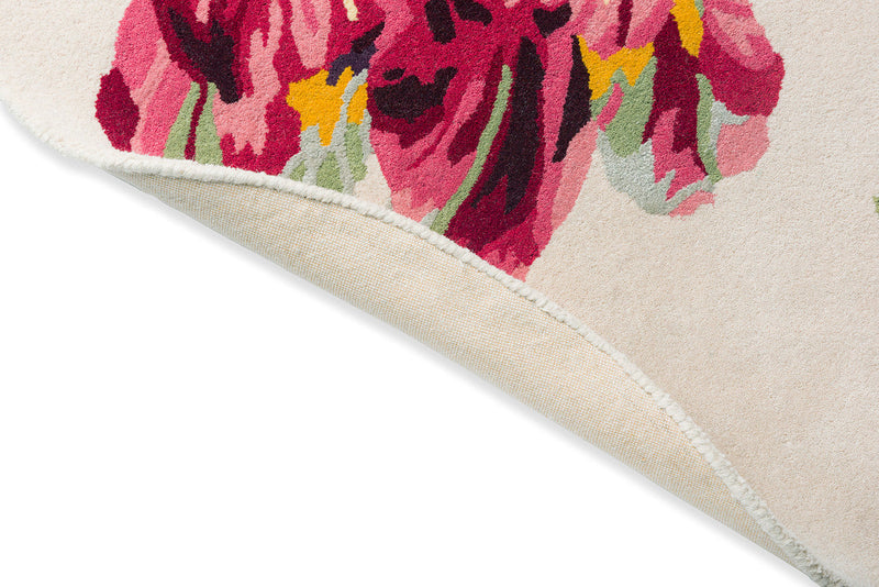 Laura Ashley Gosford Cranberry 081300 Round Rug