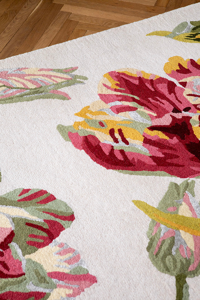 Laura Ashley Gosford Cranberry 081300 Rug