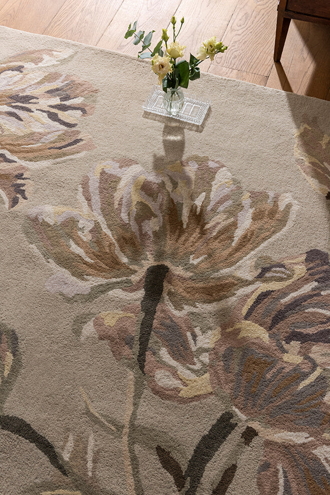 Laura Ashley Gosford Natural Sage Green 081307 Rug