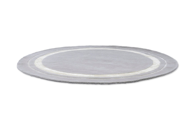 Laura Ashley Redbrook Silver 081804 Round Rug