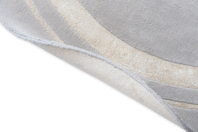 Laura Ashley Redbrook Silver 081804 Round Rug