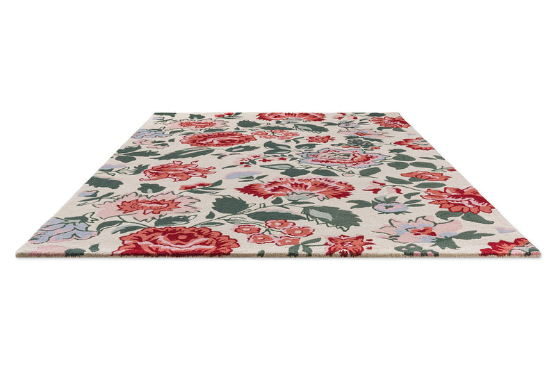 Laura Ashley Wendling Floral Poppy Red 083100 Rug