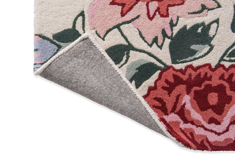 Laura Ashley Wendling Floral Poppy Red 083100 Rug