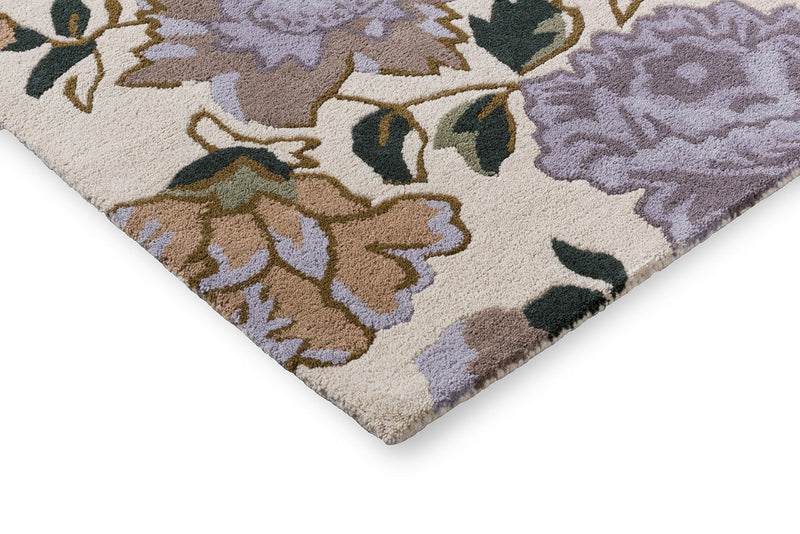 Laura Ashley Wendling Floral Heather Purple 083104 Rug
