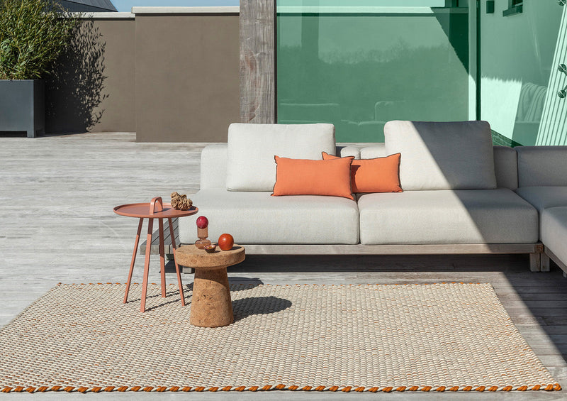 Brink & Campman Lace Tri-coloured White Outdoor 496901 Rug