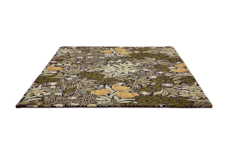 Morris & Co Bower Twining Vine Green 128207 Rug