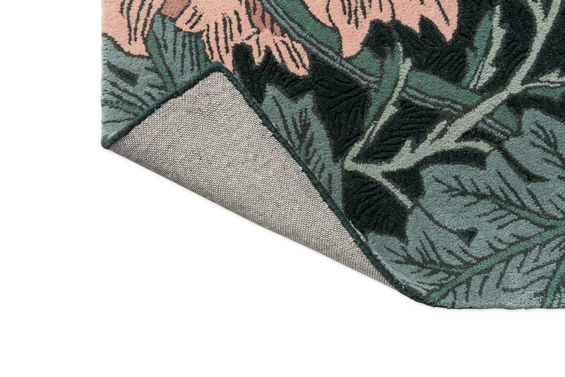 Morris & Co Honeysuckle & Tulip Teal 130407 Rug
