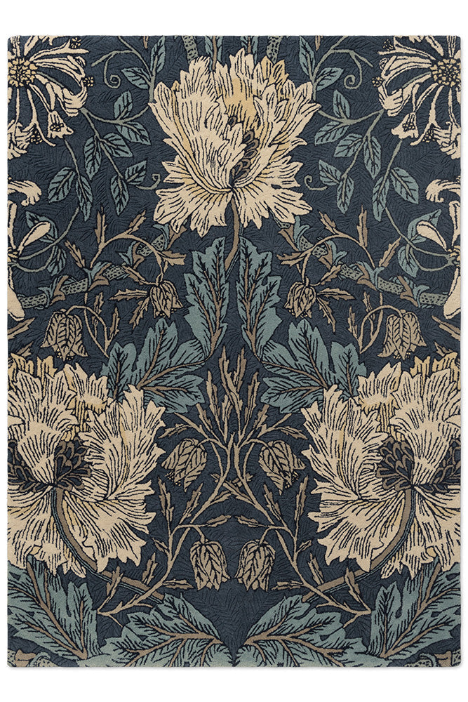 Morris & Co Honeysuckle & Tulip Woad - Thyme 130408 Rug
