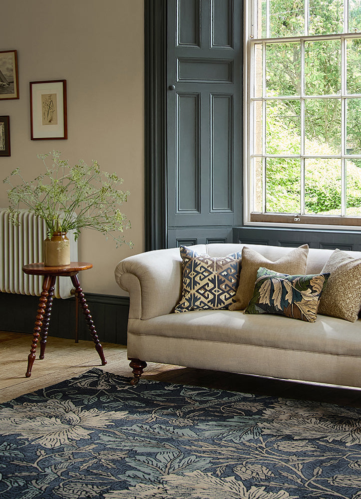 Morris & Co Honeysuckle & Tulip Woad - Thyme 130408 Rug