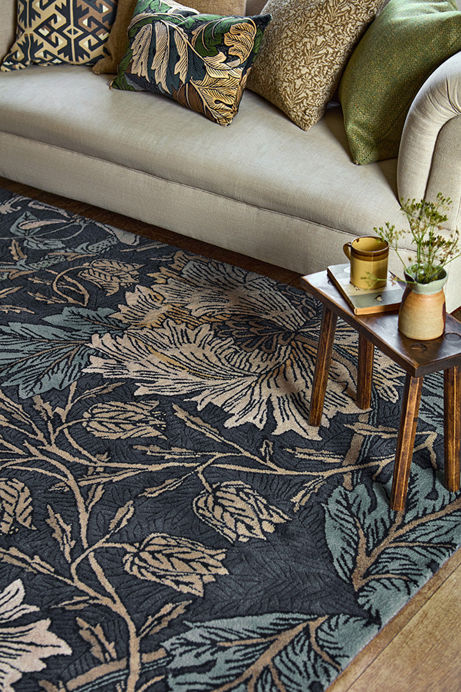 Morris & Co Honeysuckle & Tulip Woad - Thyme 130408 Rug