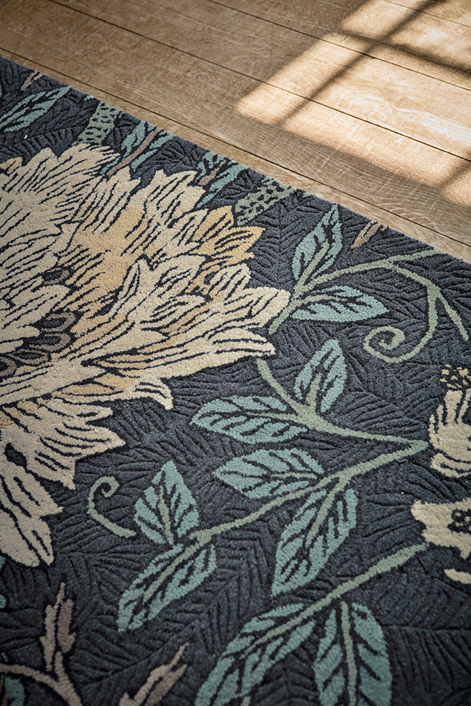Morris & Co Honeysuckle & Tulip Woad - Thyme 130408 Rug