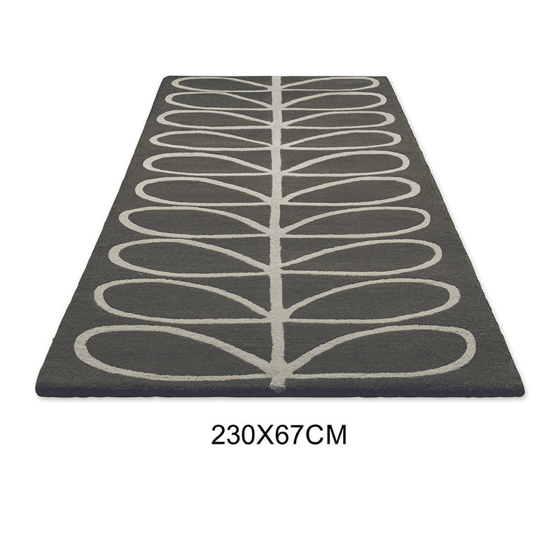 Orla Kiely Linear Stem Slate 060505 Runner Rug