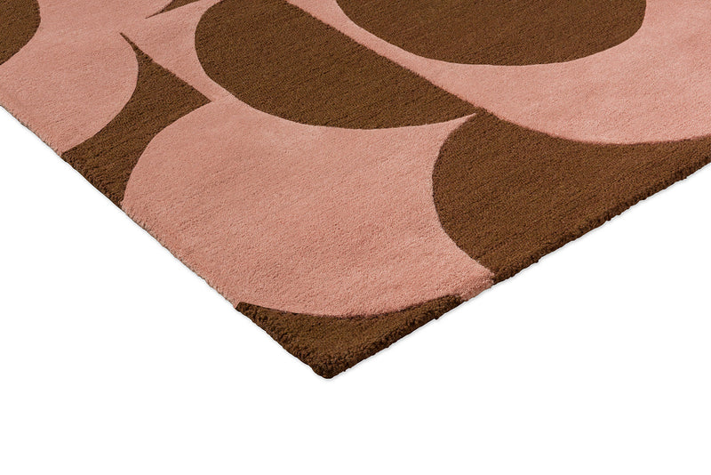 Orla Kiely Prism Flower Pink - Terracotta 158002 Rug