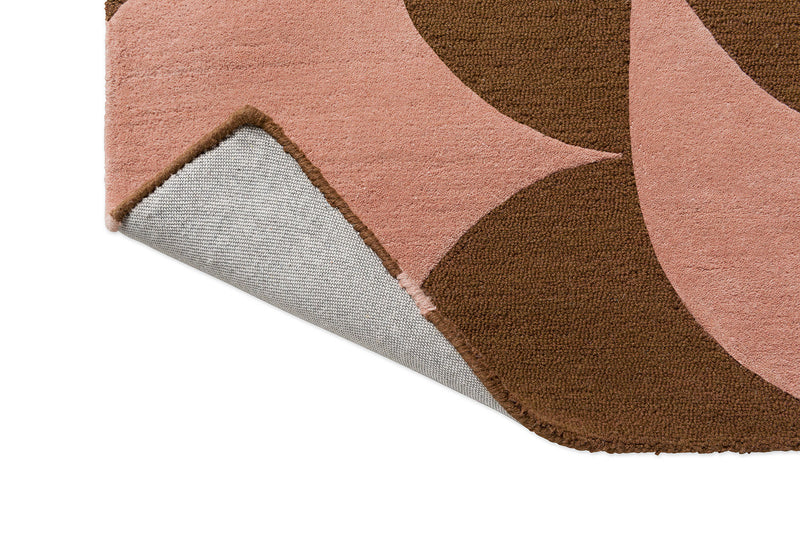 Orla Kiely Prism Flower Pink - Terracotta 158002 Rug