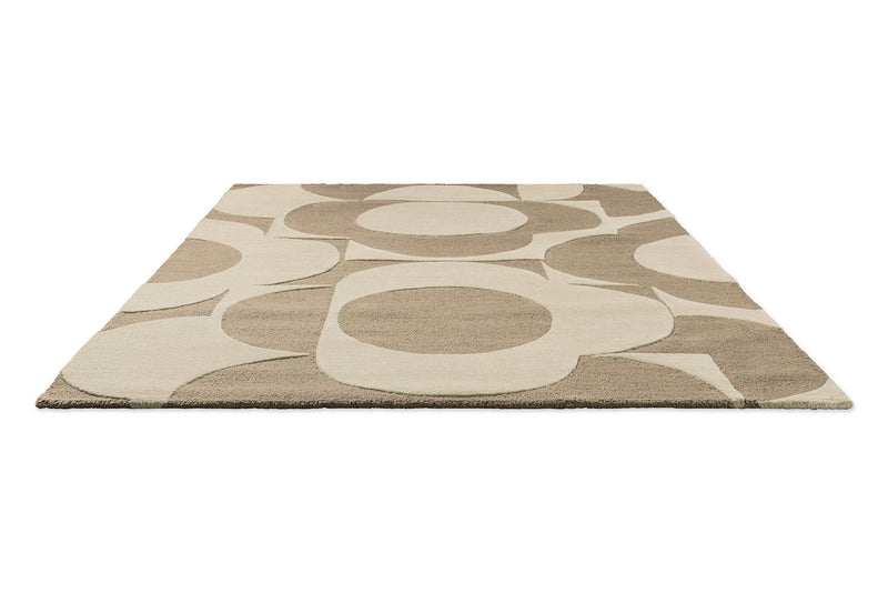 Orla Kiely Prism Flower Mushroom - Ecru 158009 Rug