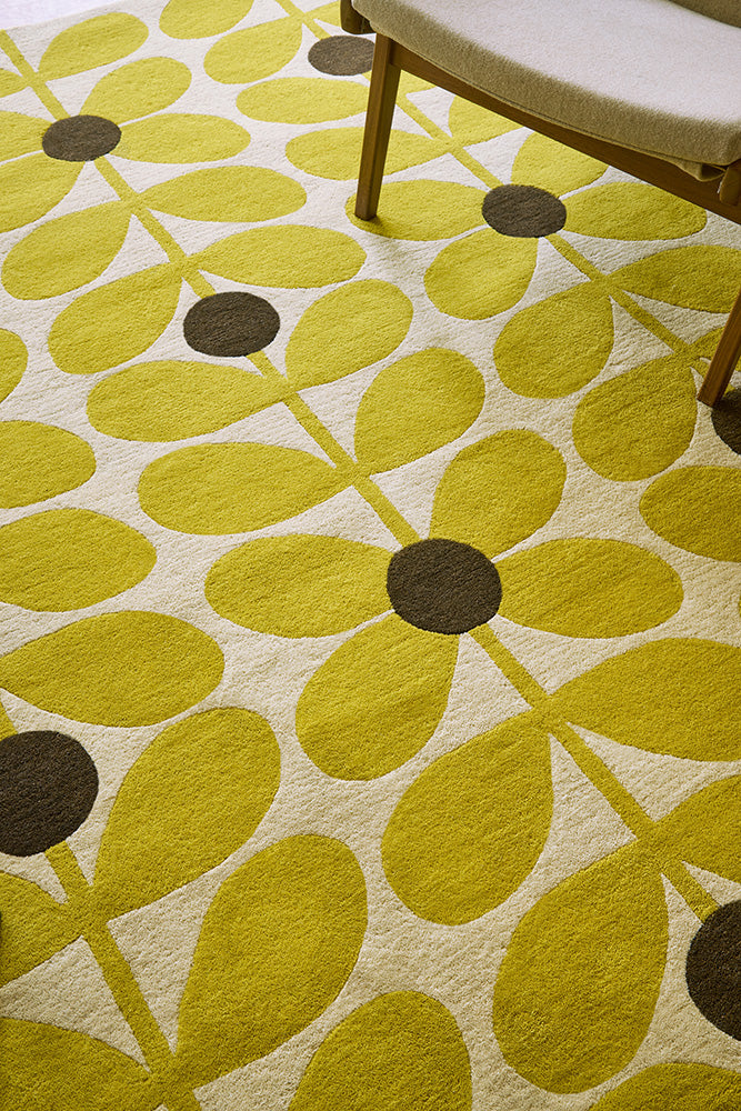 Orla Kiely Sixties Stem Yellow 158106 Rug