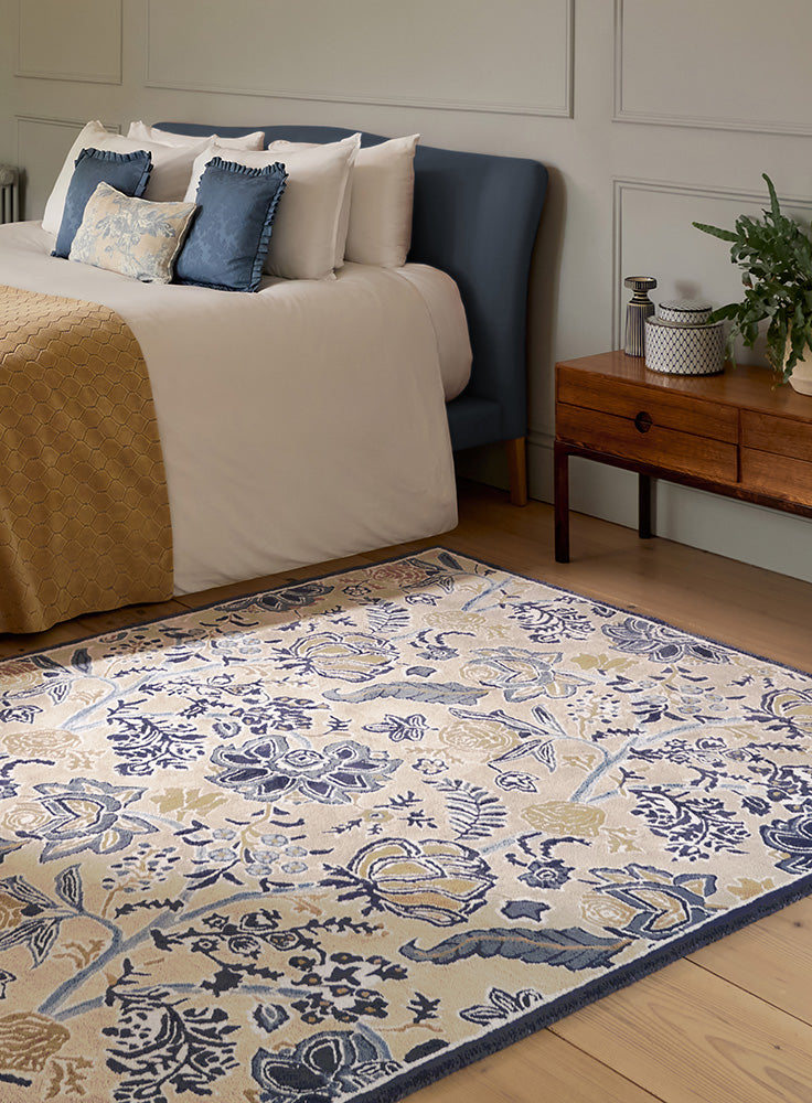 Sanderson Shalimar China Blue 148508 Rug