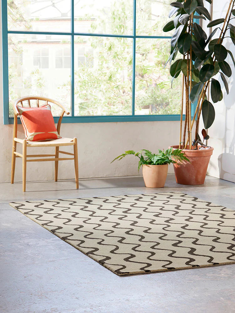 Scion Ribbon Charcoal 124305 Rug