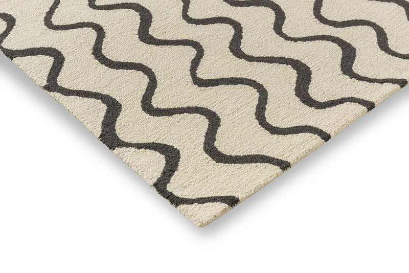 Scion Ribbon Charcoal 124305 Rug