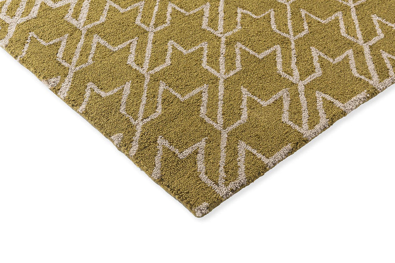Ted Baker Houndstooth Mustard 455706 Outdoor Rug
