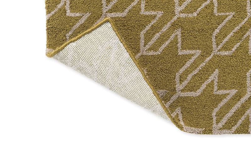 Ted Baker Houndstooth Mustard 455706 Outdoor Rug