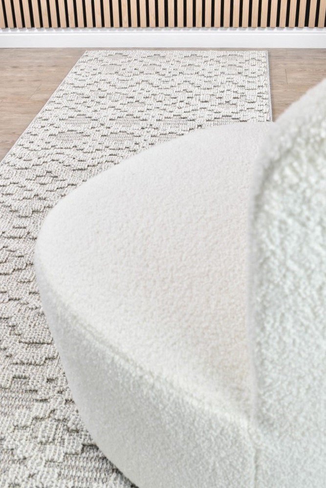 Colorado Chevron Light Grey Outdoor Rug