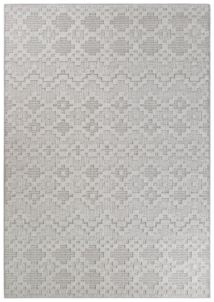 Colorado Chevron Light Grey Outdoor Rug