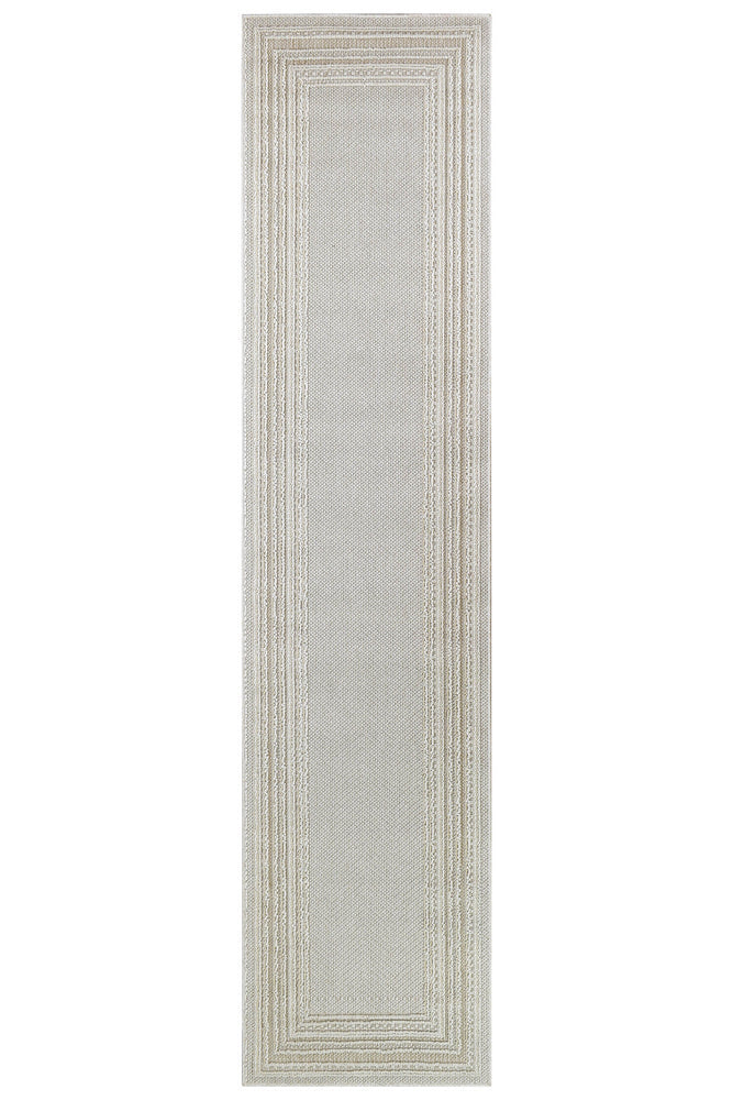 Colorado Lines Beige Outdoor Rug