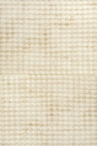 Bubble Natural Machine Washable Rug