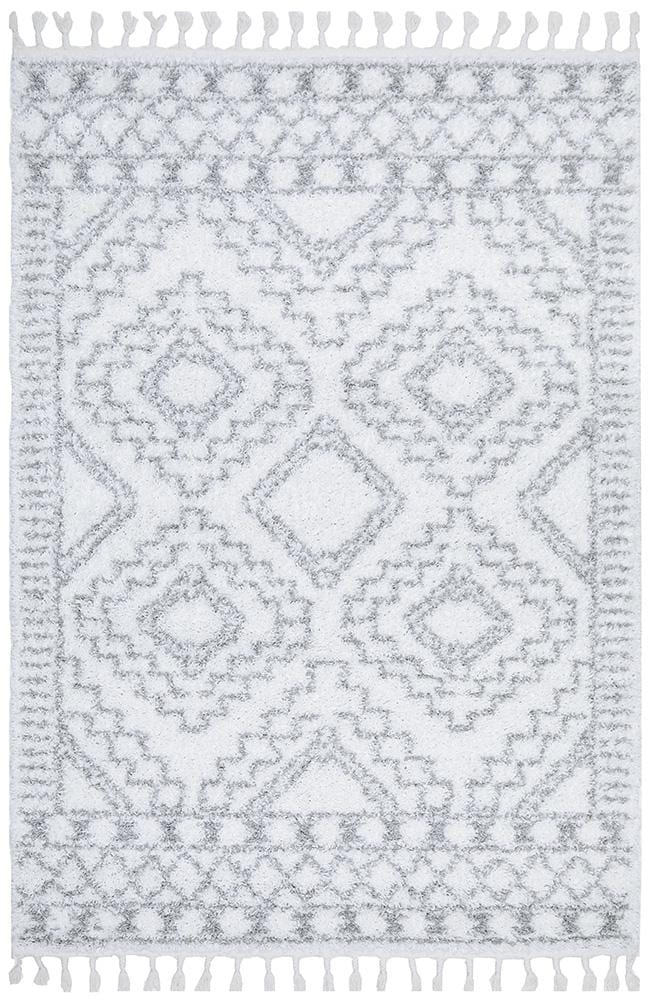 Casablanca Fez White Rug
