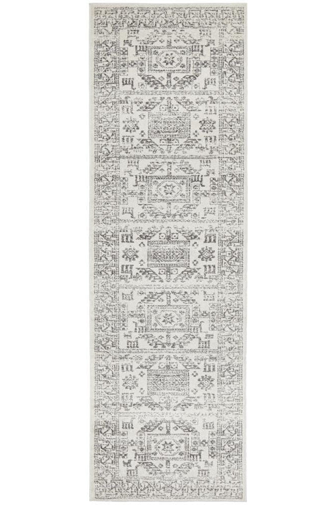 Chrome Addison Silver Rug
