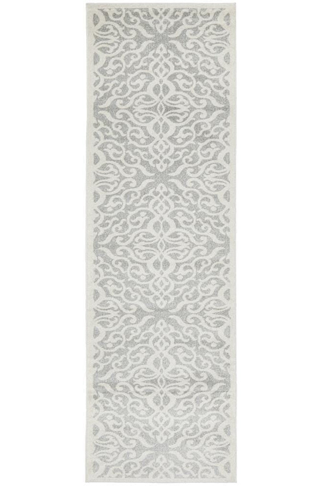 Chrome Lydia Silver Rug