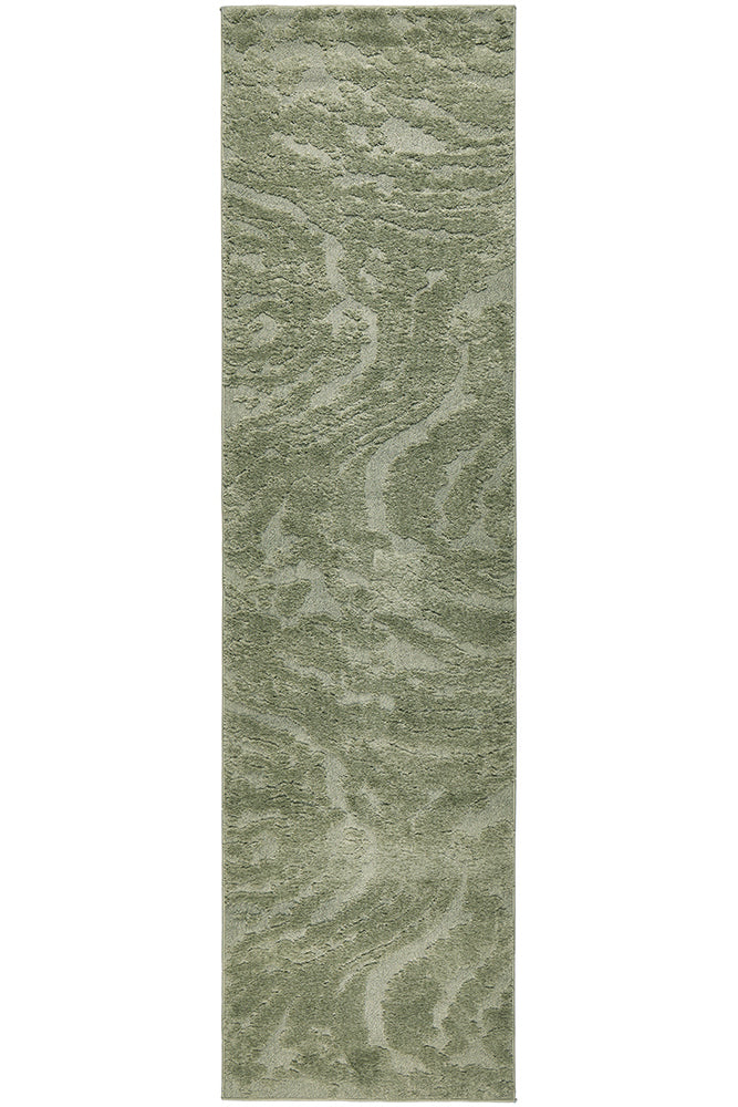 Haven Nyla Green Runner Rug