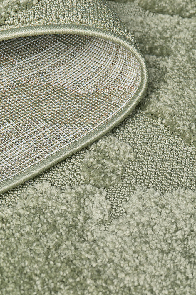 Haven Nyla Green Runner Rug