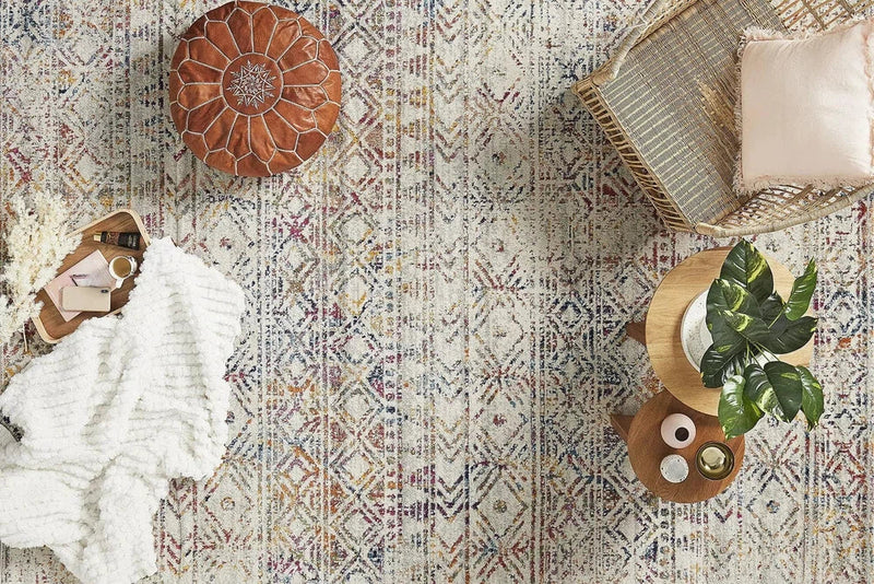 Oasis Ismail Multi Grey Rustic Rug