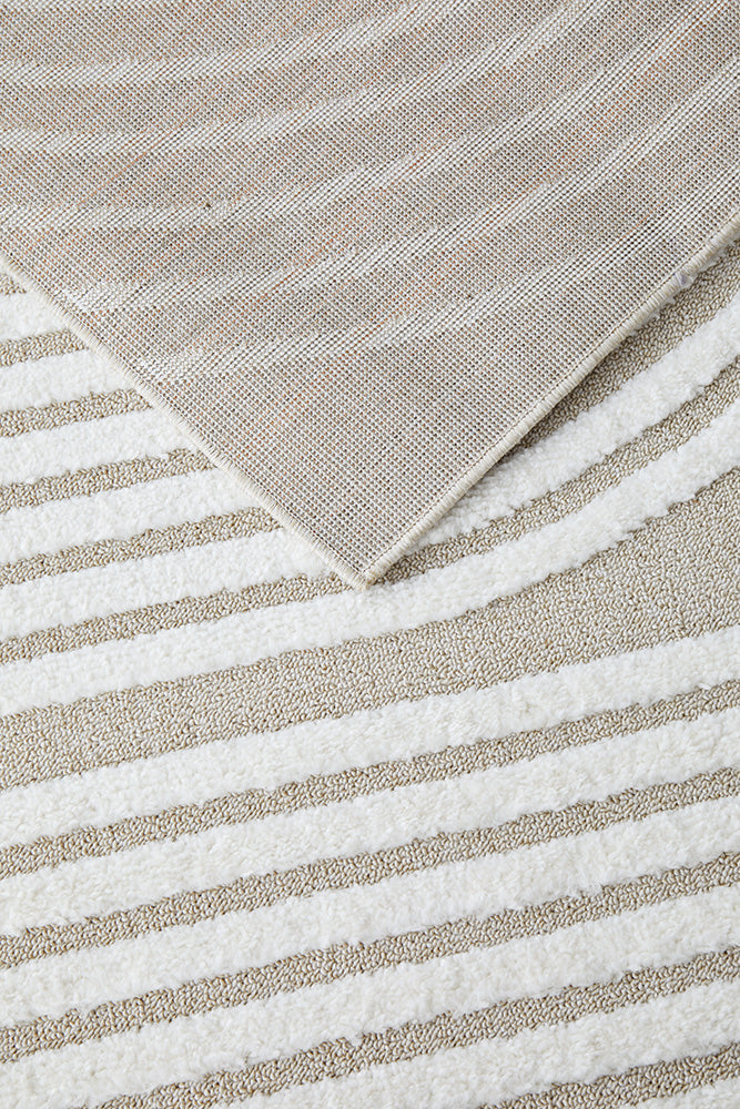 Lotus Abbey Beige White Rug