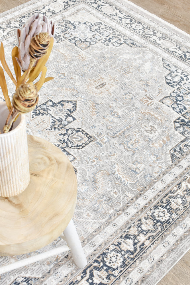 Eternal 66 Navy Cream Rug