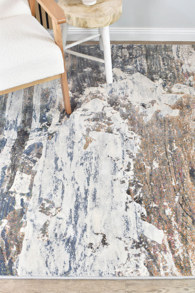 Contemporary Cove River Rock Rug