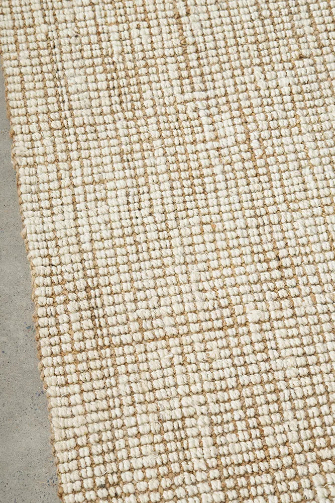 Madras Marlo White Jute Rug