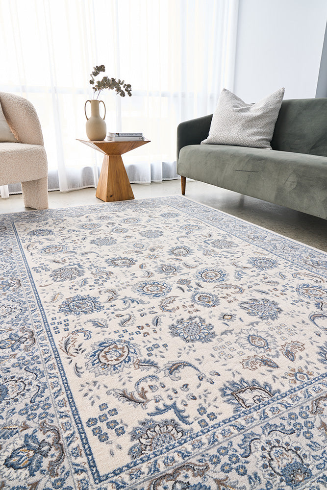 Melody Nain Cream Blue Rug