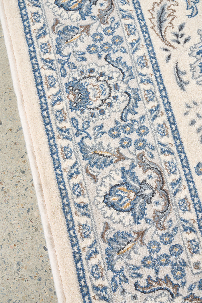 Melody Nain Cream Blue Rug