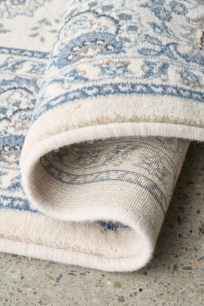 Melody Nain Cream Blue Rug