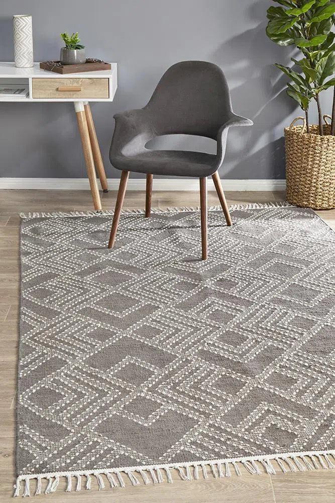 Rhythm Symphony Grey Rug