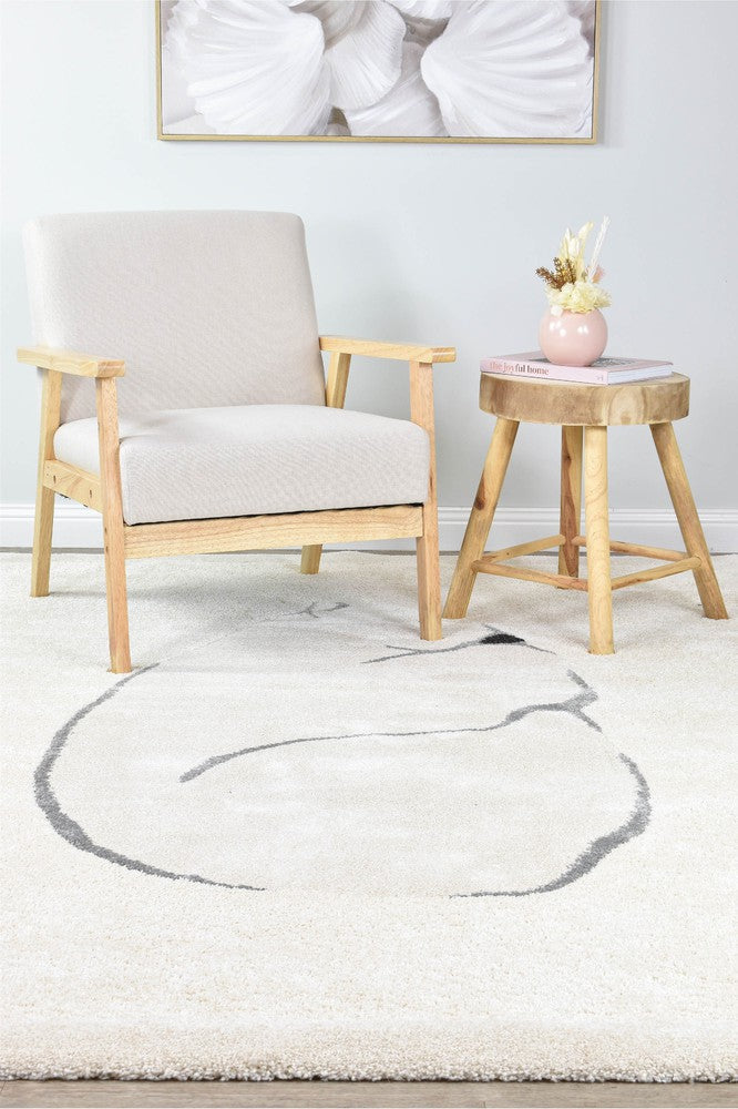 Polar Bear Snow Shag Rug