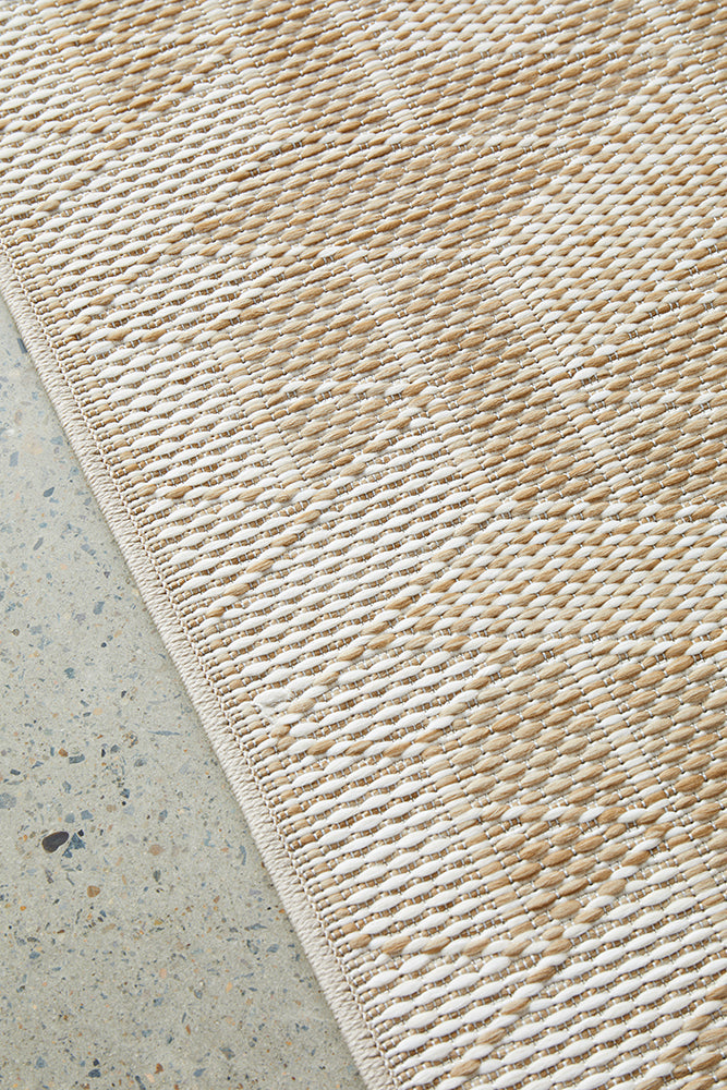 Patio Kudo Natural Indoor Outdoor Runner Rug