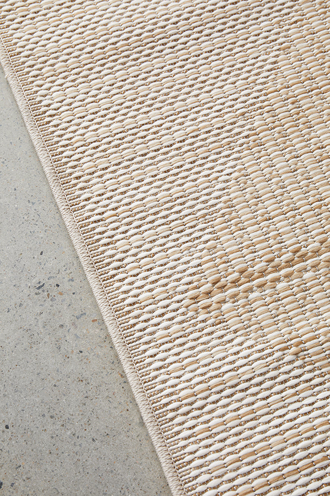 Patio Rico Natural Indoor Outdoor Runner Rug