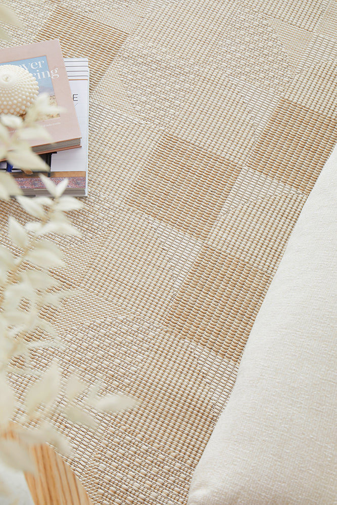 Patio Selin Natural Indoor Outdoor Runner Rug